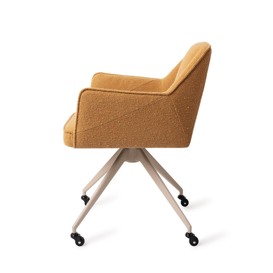 Tome Masai Giraffe Eetkamerstoel Glide Beige