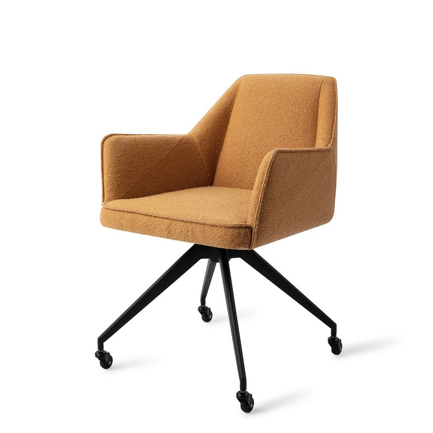 Tome Masai Giraffe Eetkamerstoel Glide Black