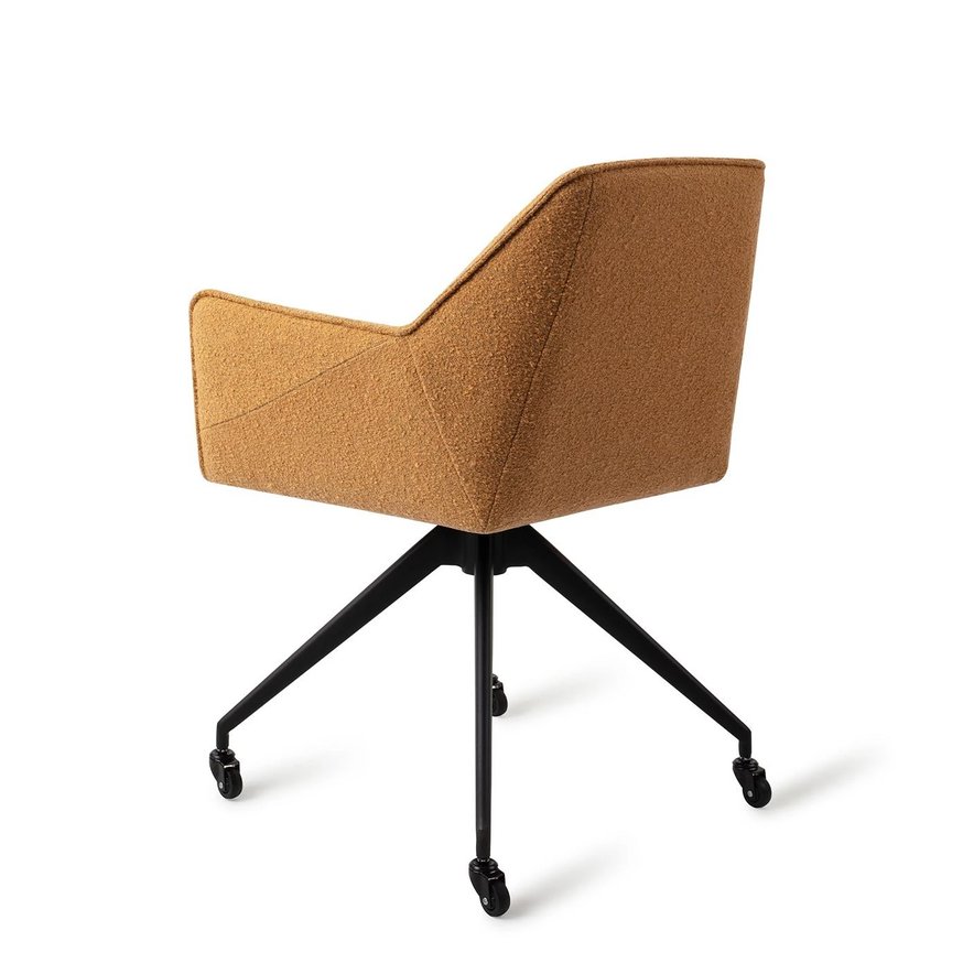 Tome Masai Giraffe Eetkamerstoel Glide Black