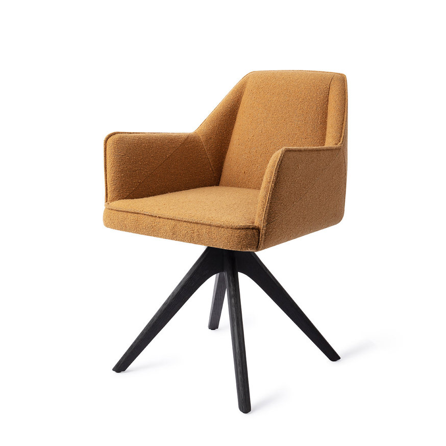 Tome Masai Giraffe Eetkamerstoel Revolve Oak Black