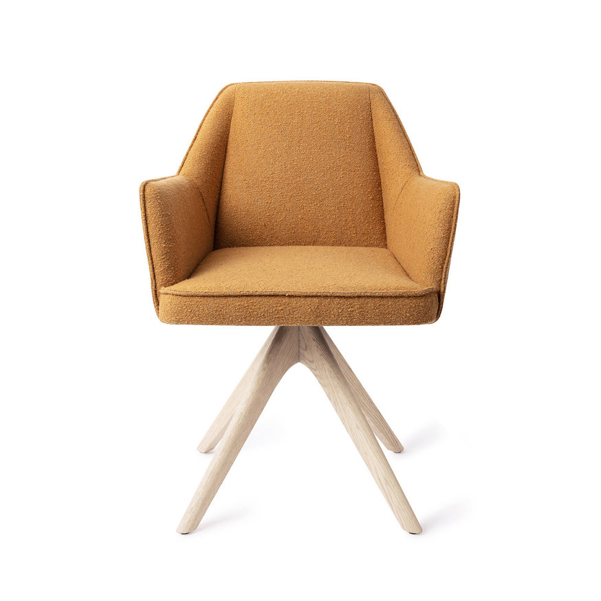 Tome Masai Giraffe Eetkamerstoel Revolve Oak Bleach