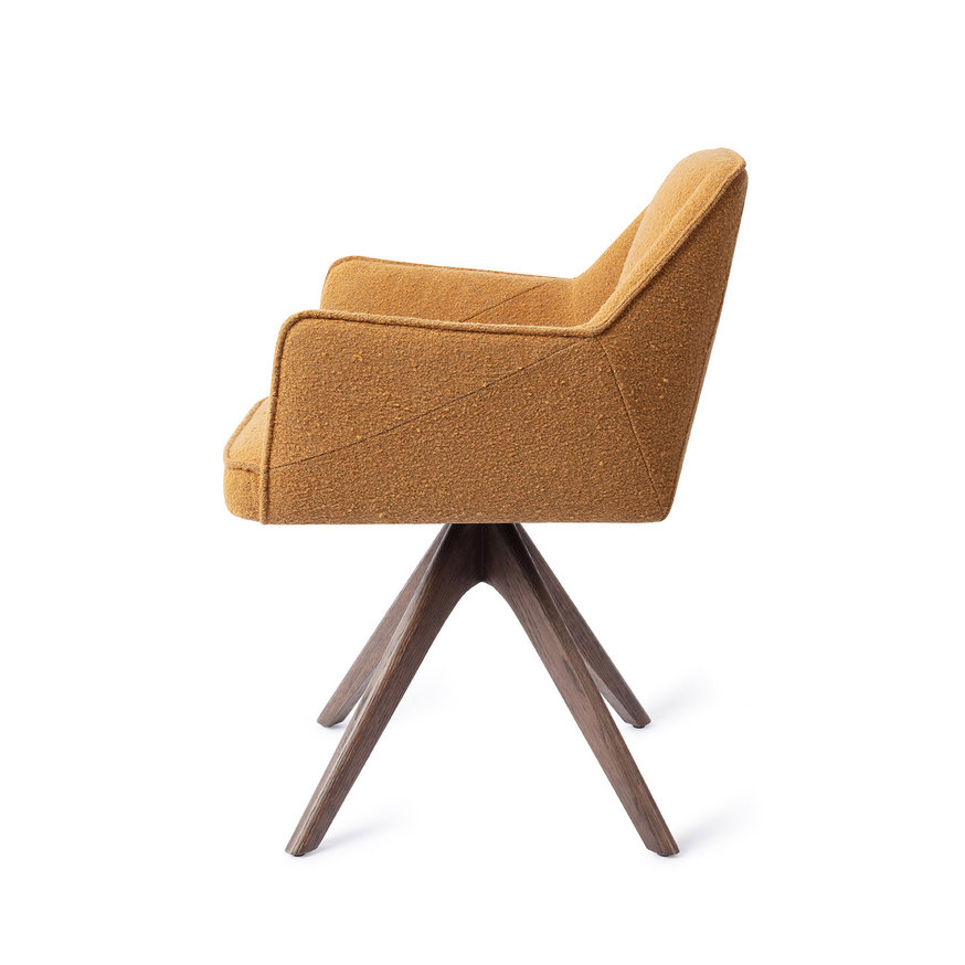 Tome Masai Giraffe Eetkamerstoel Revolve Oak Walnut