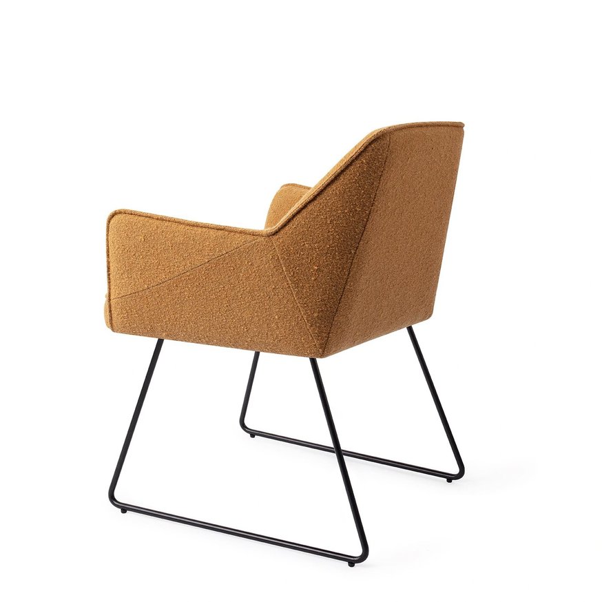 Tome Masai Giraffe Eetkamerstoel Slide Black