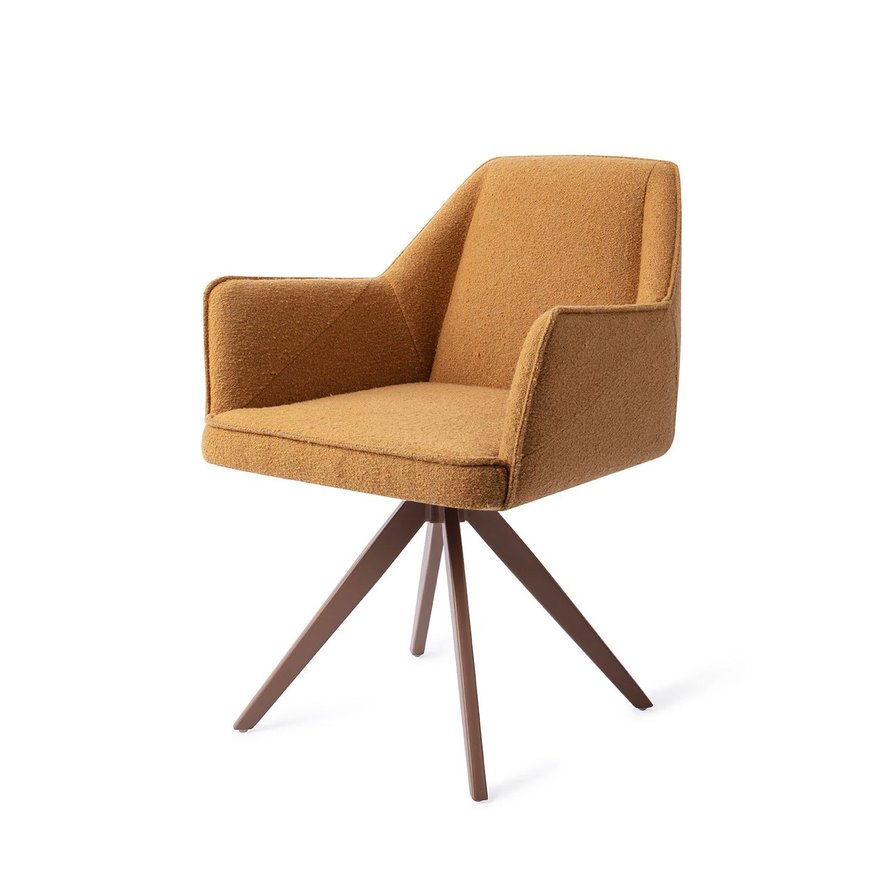 Tome Masai Giraffe Eetkamerstoel Turn Brown