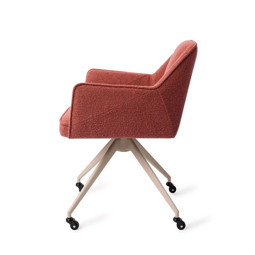 Tome Shabby Saffron Eetkamerstoel Glide Beige