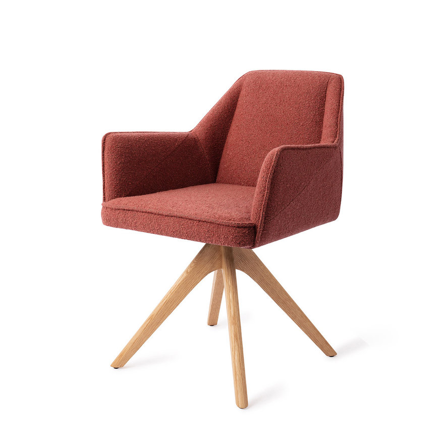 Tome Shabby Saffron Eetkamerstoel Revolve Oak Natural