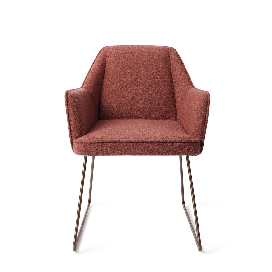 Tome Shabby Saffron Eetkamerstoel Slide Rose