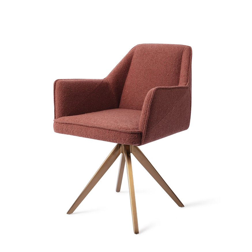 Tome Shabby Saffron Eetkamerstoel Turn Rose