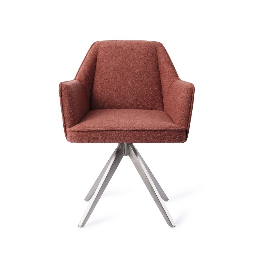 Tome Shabby Saffron Eetkamerstoel Turn Steel