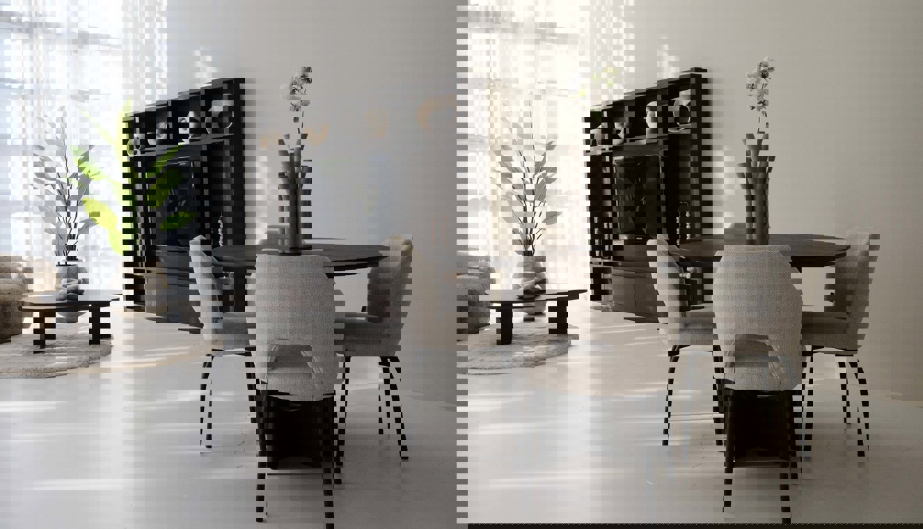 Toscana Eettafel Rond Eiken