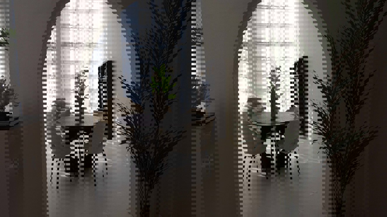 Toscana Eettafel Rond Eiken