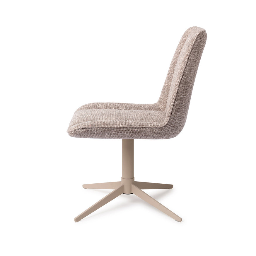 Umedo Grainy Greige Eetkamerstoel Quad Beige