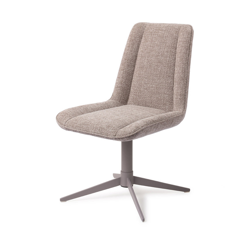 Umedo Grainy Greige Eetkamerstoel Quad Grey