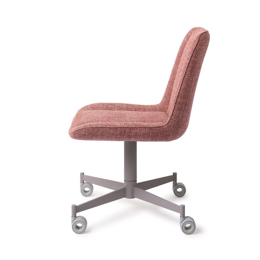 Umedo Scarlet Grain Eetkamerstoel Caster Grey