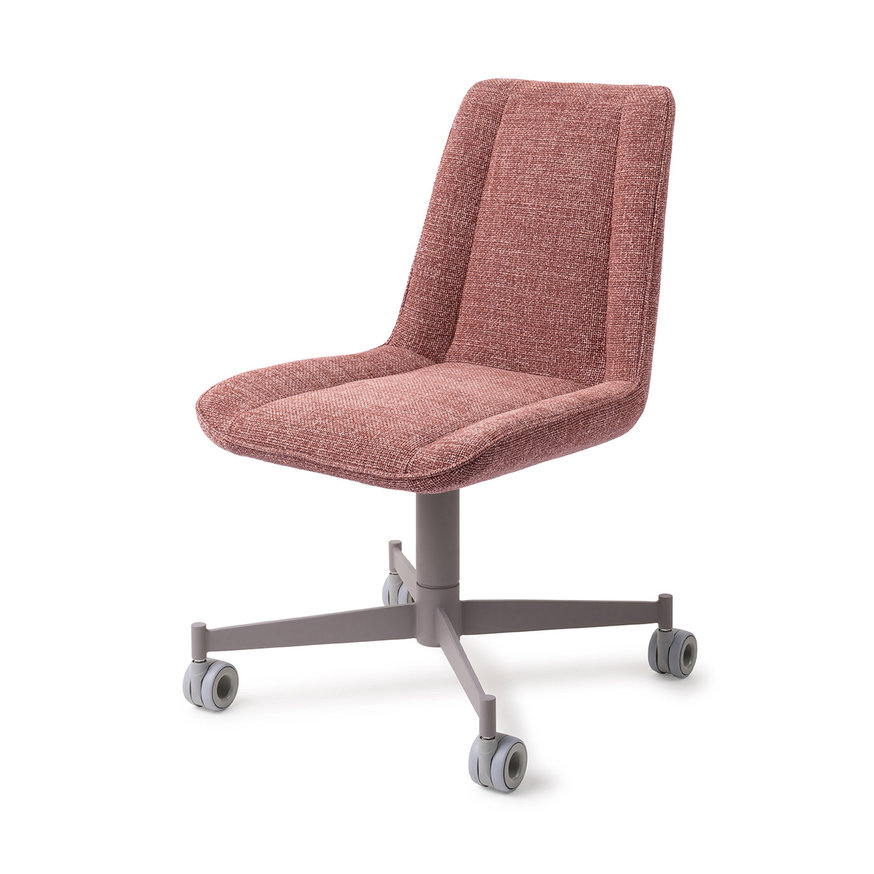 Umedo Scarlet Grain Eetkamerstoel Caster Grey