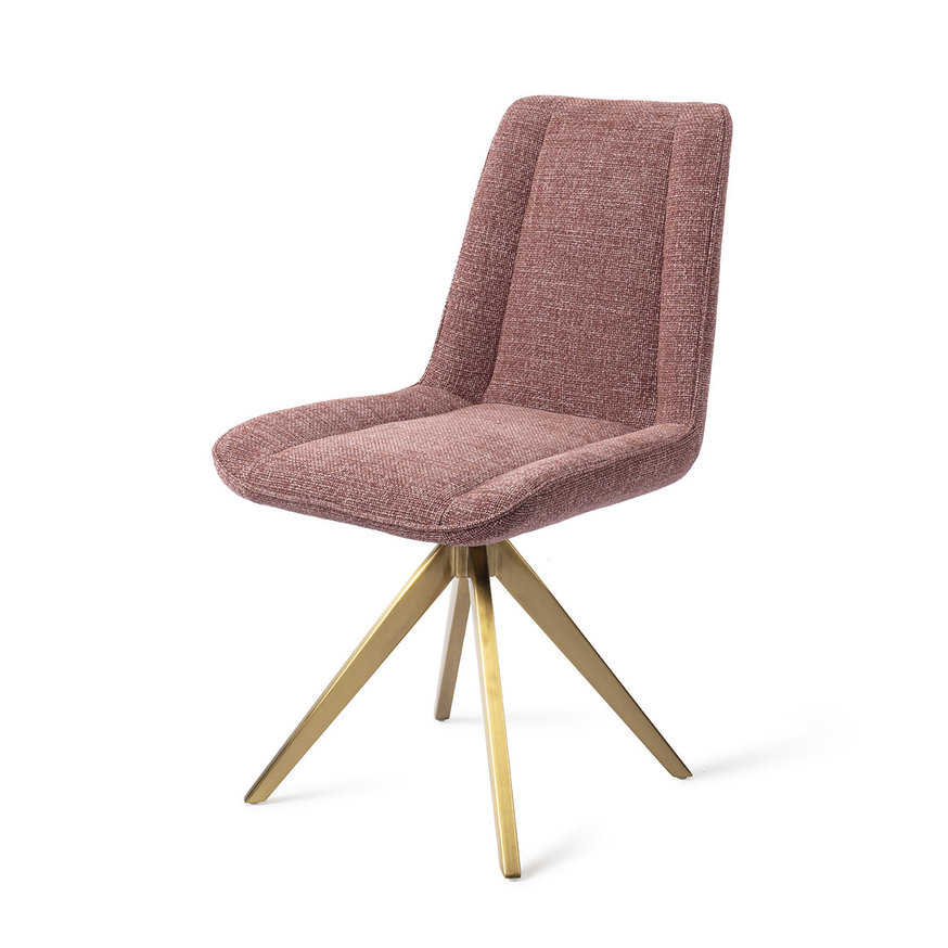 Umedo Scarlet Grain Eetkamerstoel Turn Gold