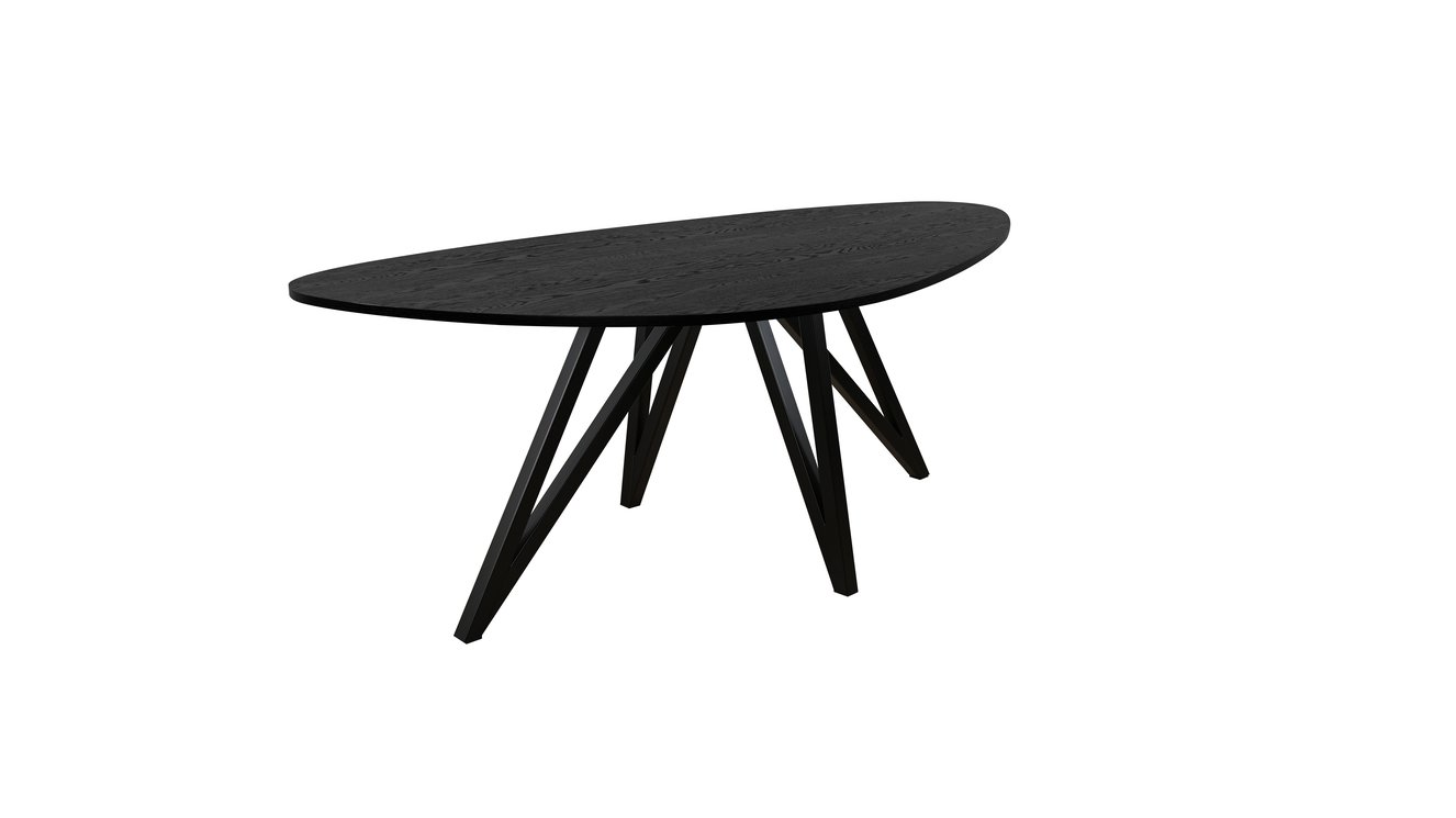 Vance Eettafel Kiezel Eiken