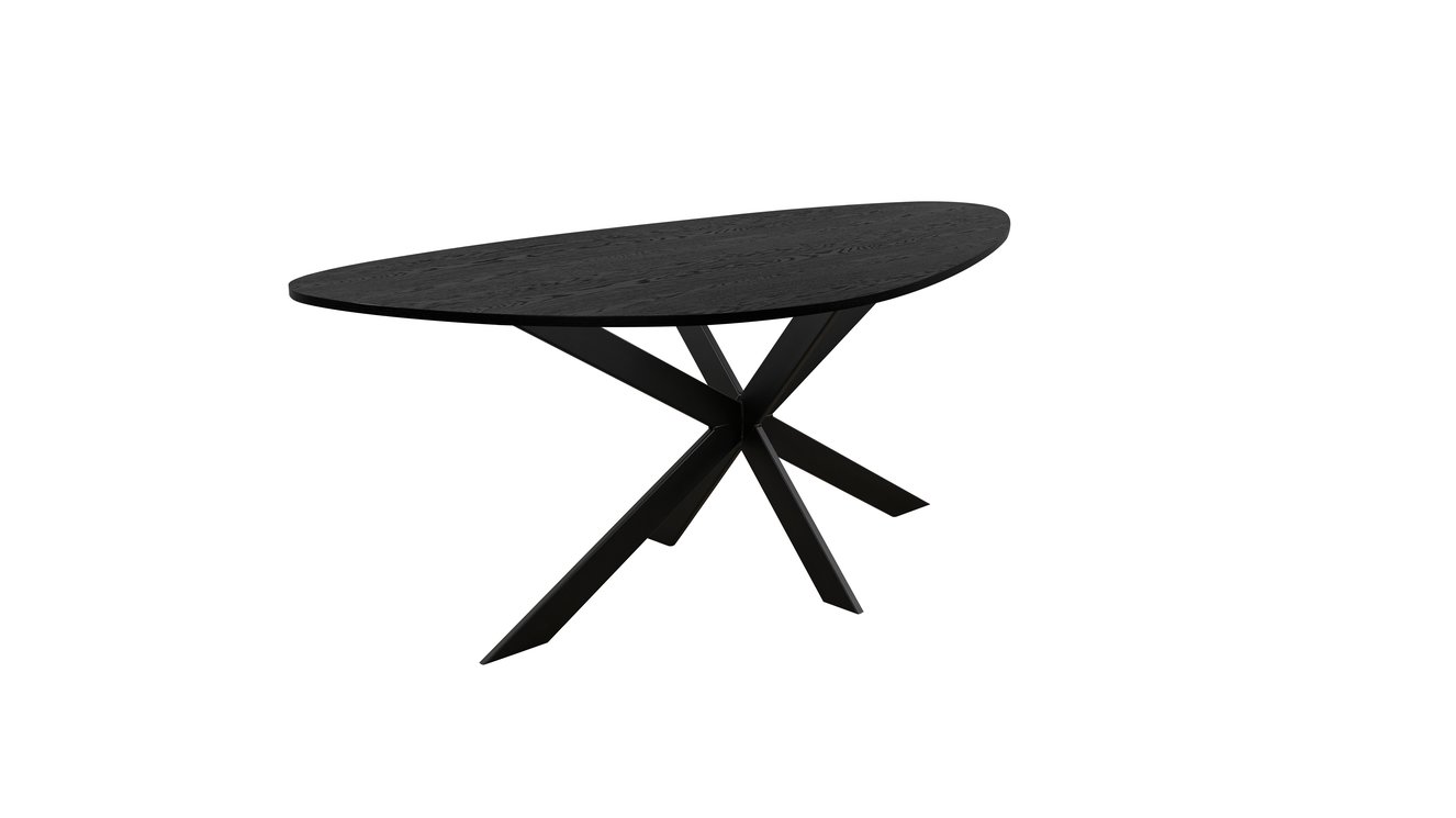 Vance Eettafel Kiezel Eiken