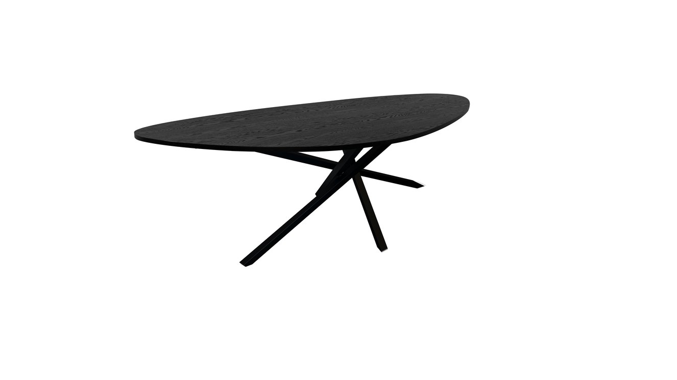 Vance Eettafel Kiezel Eiken