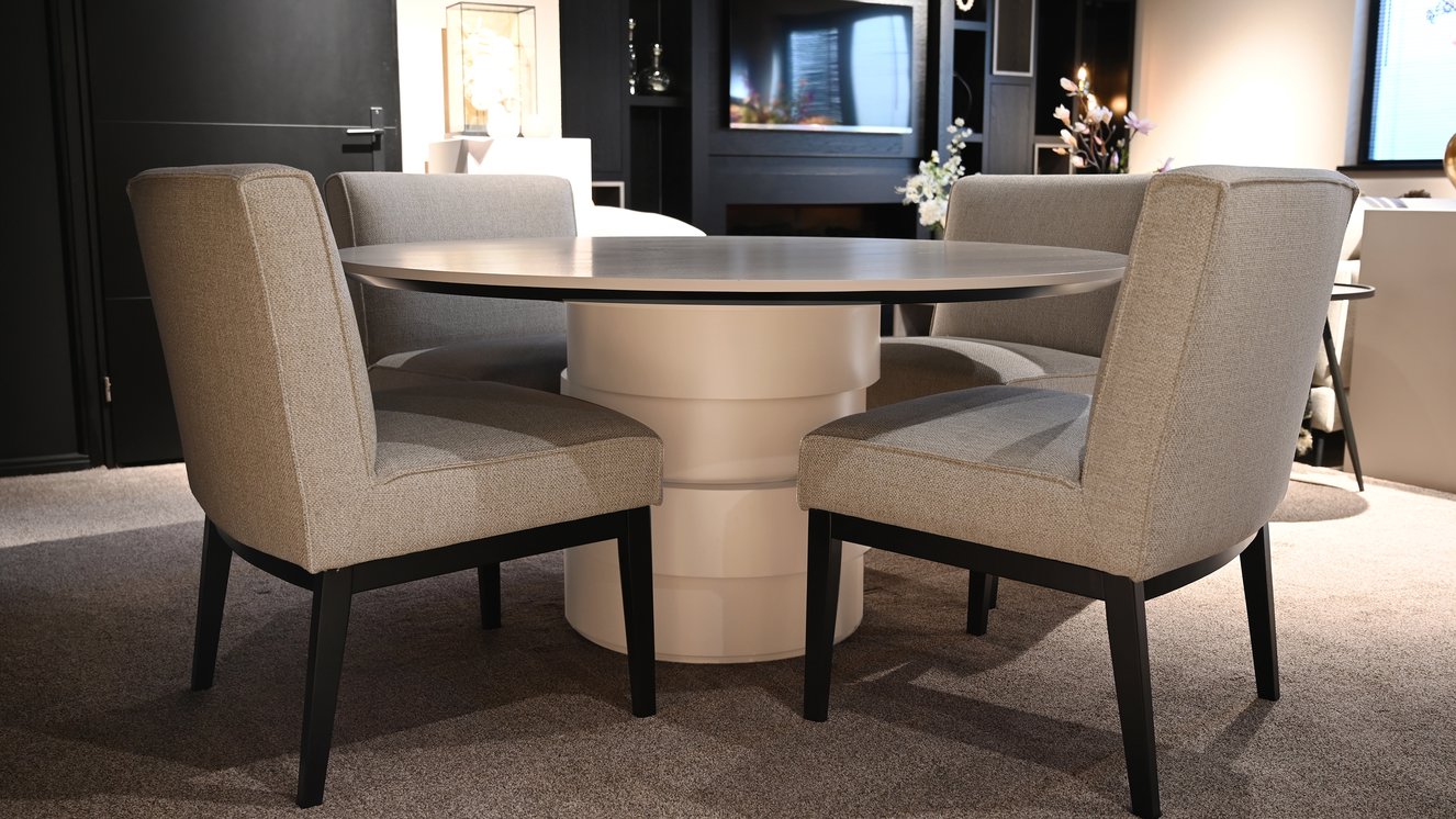 Strano Eettafel Rond Eiken