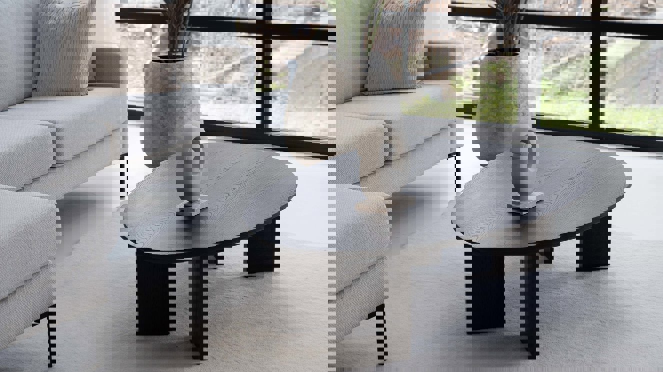 Verve Salontafel Ei-vormig Eiken