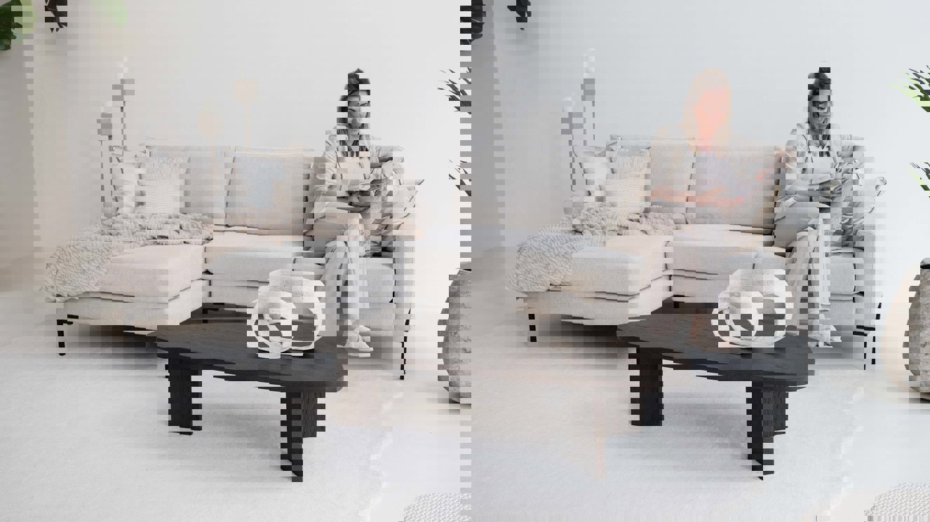 Verve Salontafel Kiezel Eiken