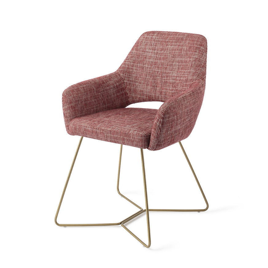 Yanai Berry Bars Eetkamerstoel Beehive Gold