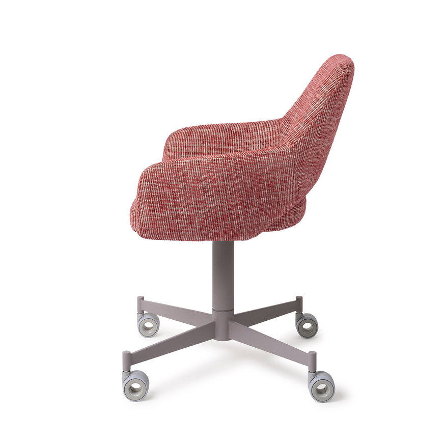 Yanai Berry Bars Eetkamerstoel Caster Grey