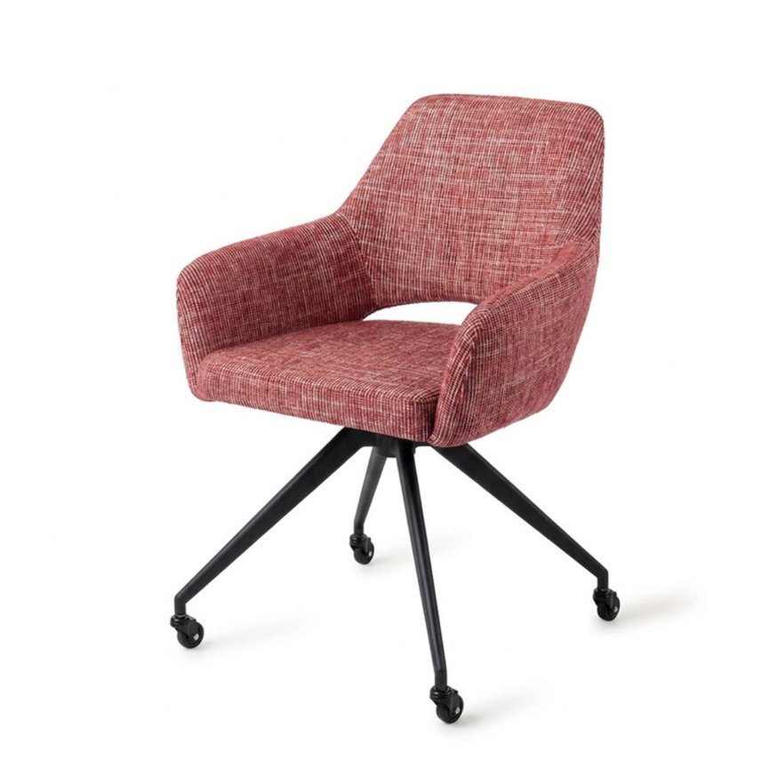 Yanai Berry Bars Eetkamerstoel Glide Black