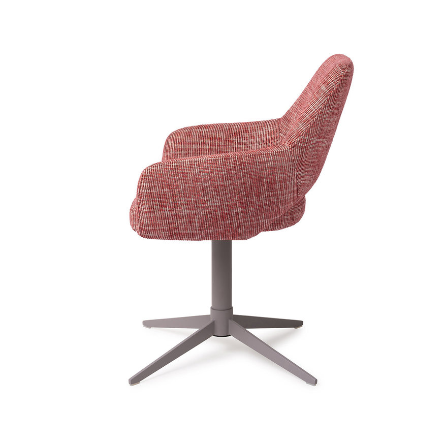 Yanai Berry Bars Eetkamerstoel Quad Grey