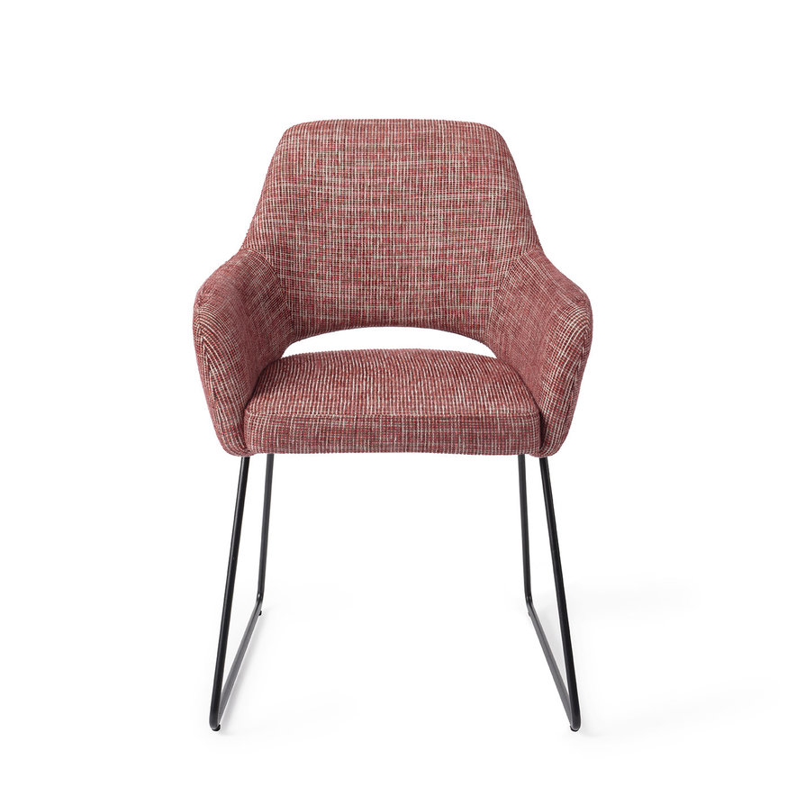 Yanai Berry Bars Eetkamerstoel Slide Black