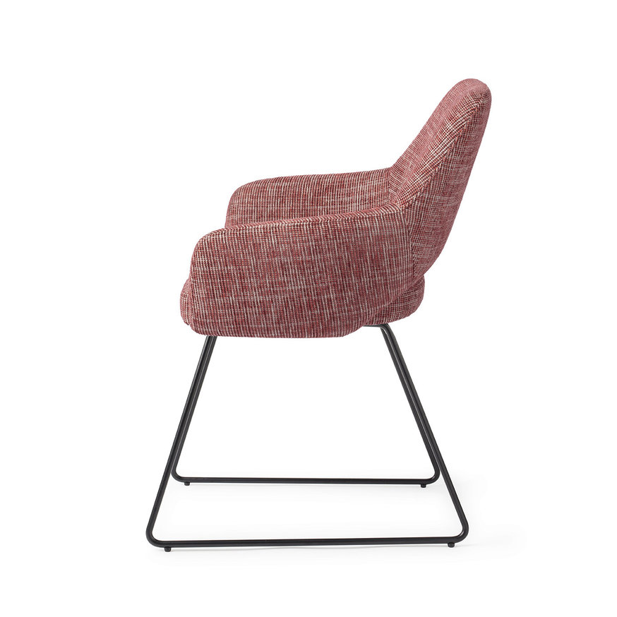 Yanai Berry Bars Eetkamerstoel Slide Black