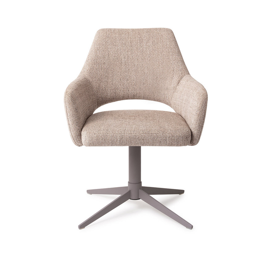 Yanai Biscuit Beach Eetkamerstoel Quad Grey