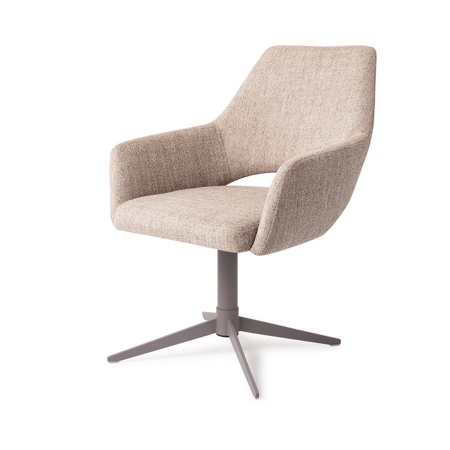 Yanai Biscuit Beach Eetkamerstoel Quad Grey