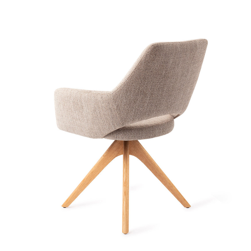 Yanai Biscuit Beach Eetkamerstoel Revolve Oak Natural