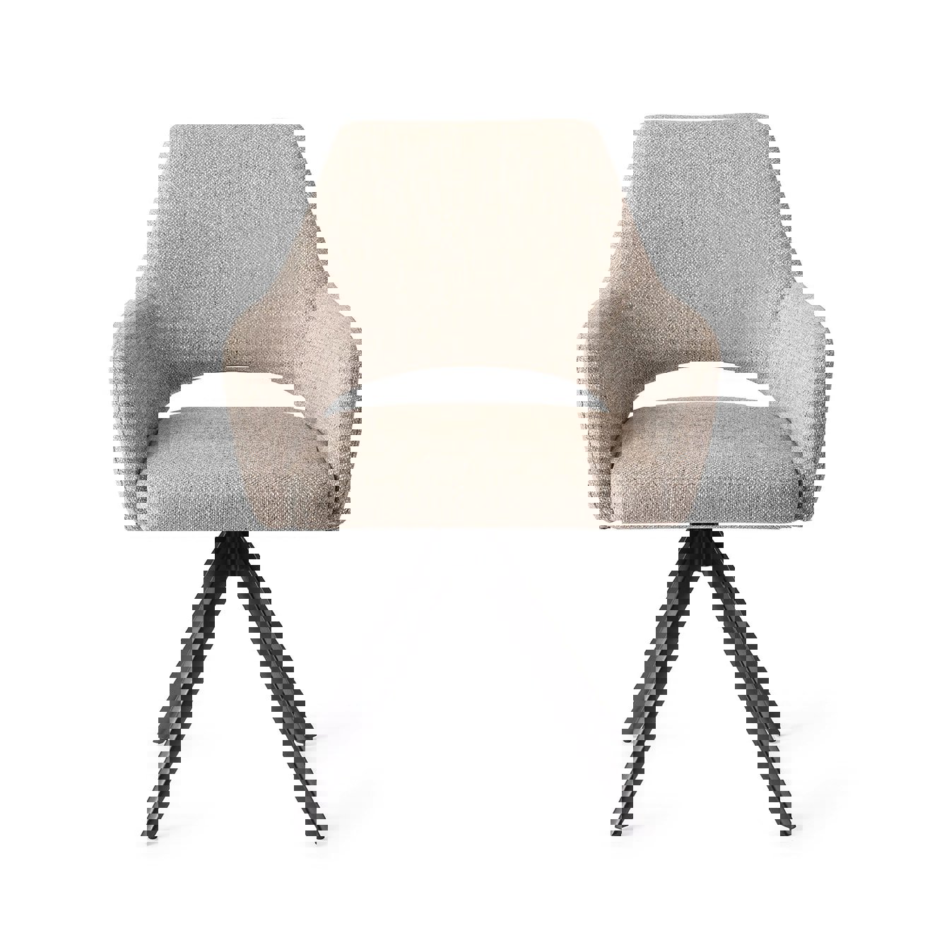 Yanai Biscuit Beach Eetkamerstoel Turn Black