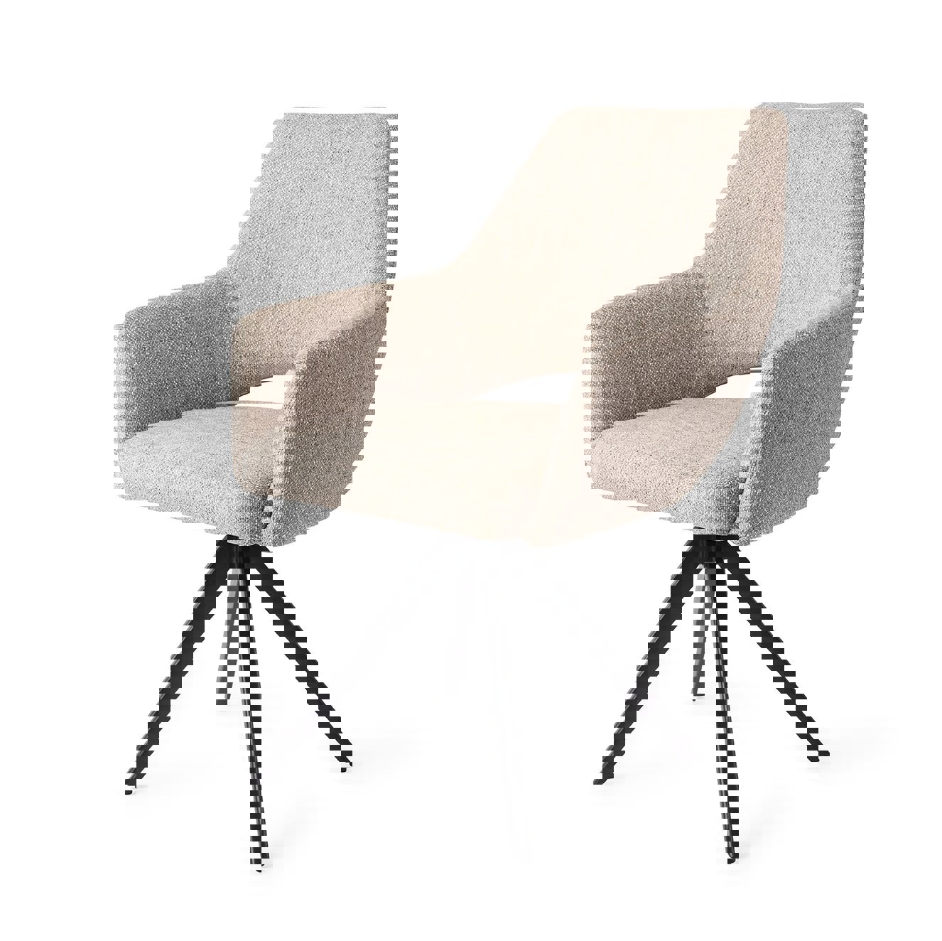 Yanai Biscuit Beach Eetkamerstoel Turn Black