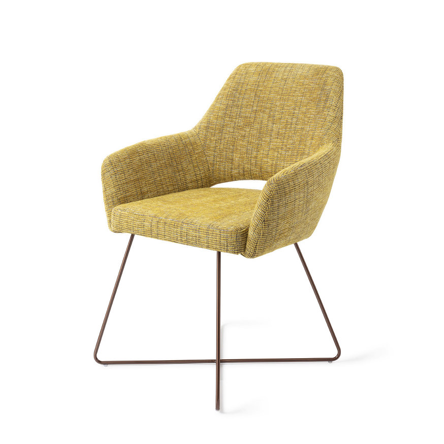 Yanai Lemon Lines Eetkamerstoel Cross Rose