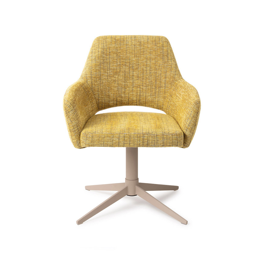 Yanai Lemon Lines Eetkamerstoel Quad Beige