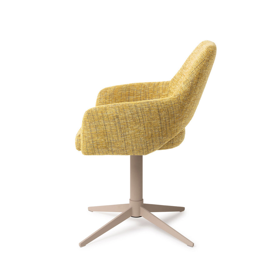 Yanai Lemon Lines Eetkamerstoel Quad Beige