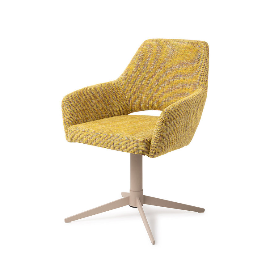 Yanai Lemon Lines Eetkamerstoel Quad Beige