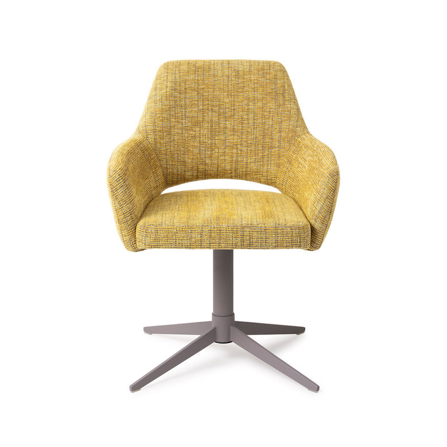 Yanai Lemon Lines Eetkamerstoel Quad Grey