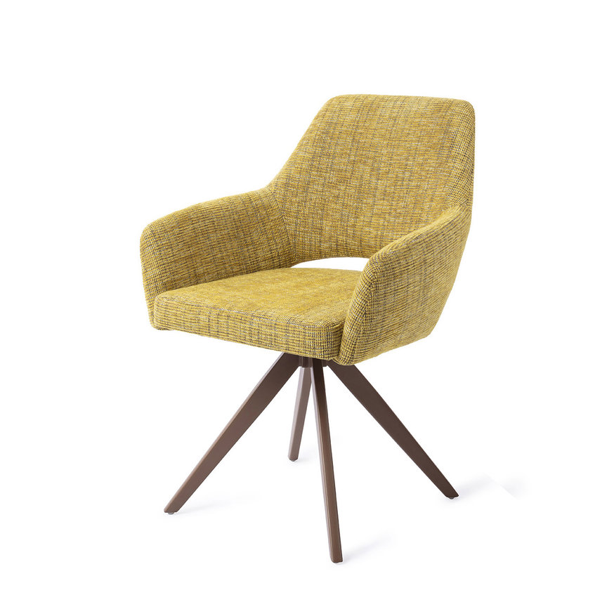 Yanai Lemon Lines Eetkamerstoel Turn Beige