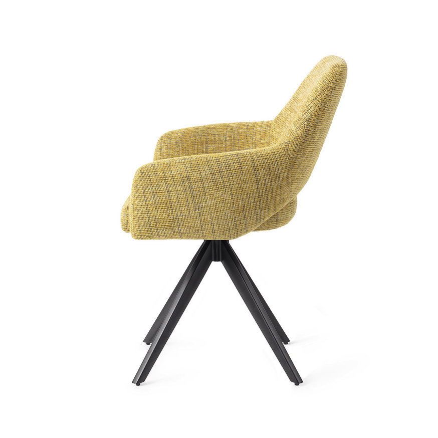 Yanai Lemon Lines Eetkamerstoel Turn Black