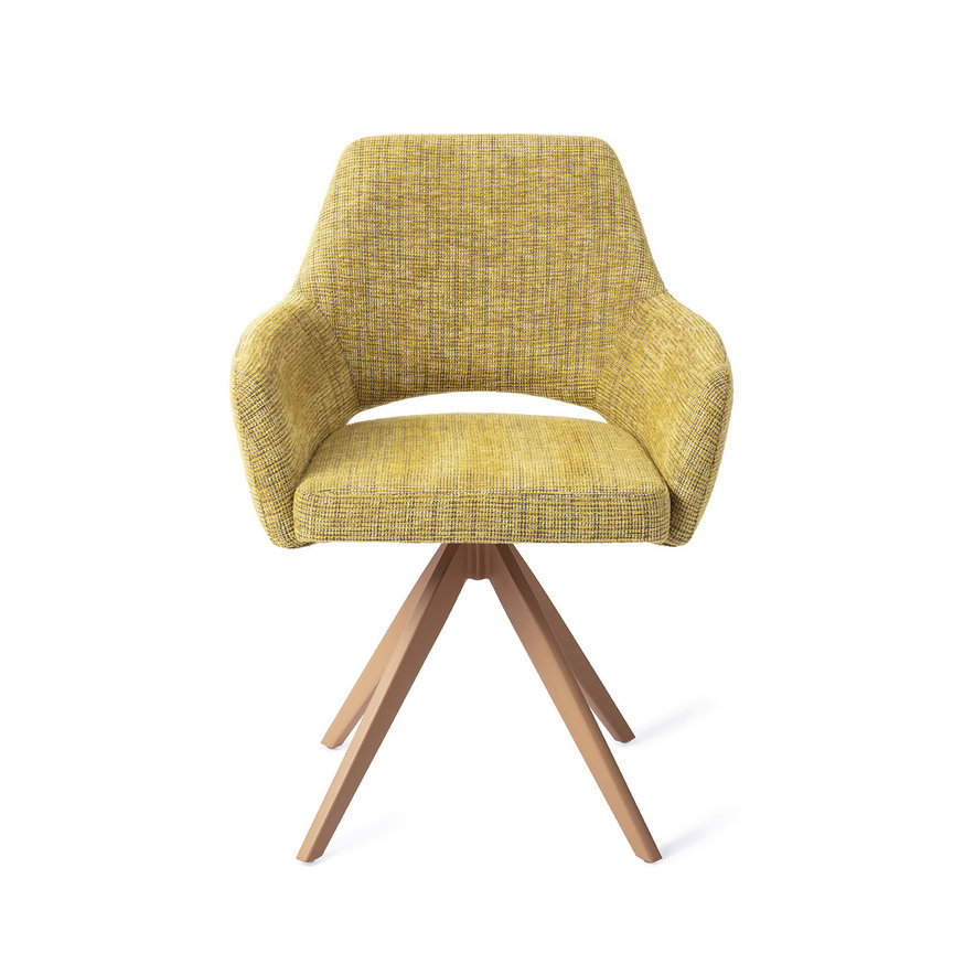 Yanai Lemon Lines Eetkamerstoel Turn Peach