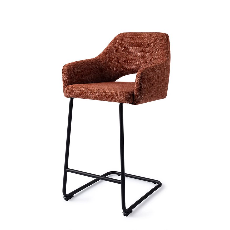 Yanai Tuscan Terra Barkruk Arch Black (L)