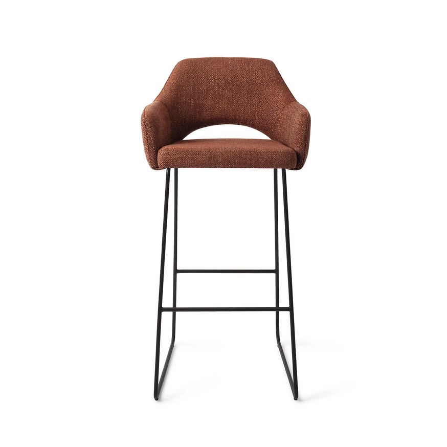 Yanai Tuscan Terra Barkruk Slide Black (H)