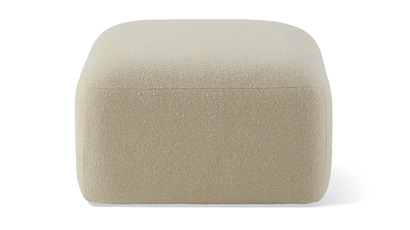 Yoshimi Cloudy Cream Bank Ottoman
