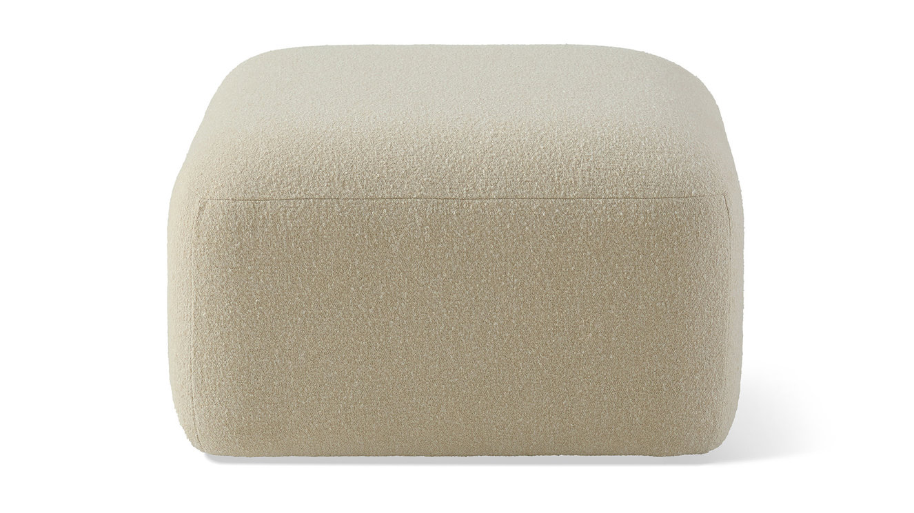 Yoshimi Cloudy Cream Bank Ottoman
