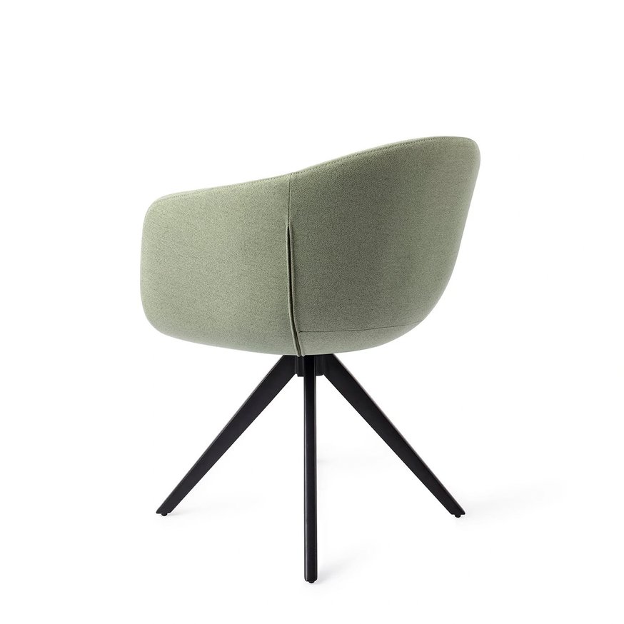 Yuni Jade Emperor Eetkamerstoel Turn Black